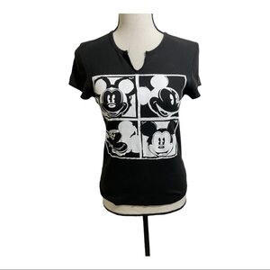 Disney Mickey black and white heads T-shirt size small. Short sleeve.